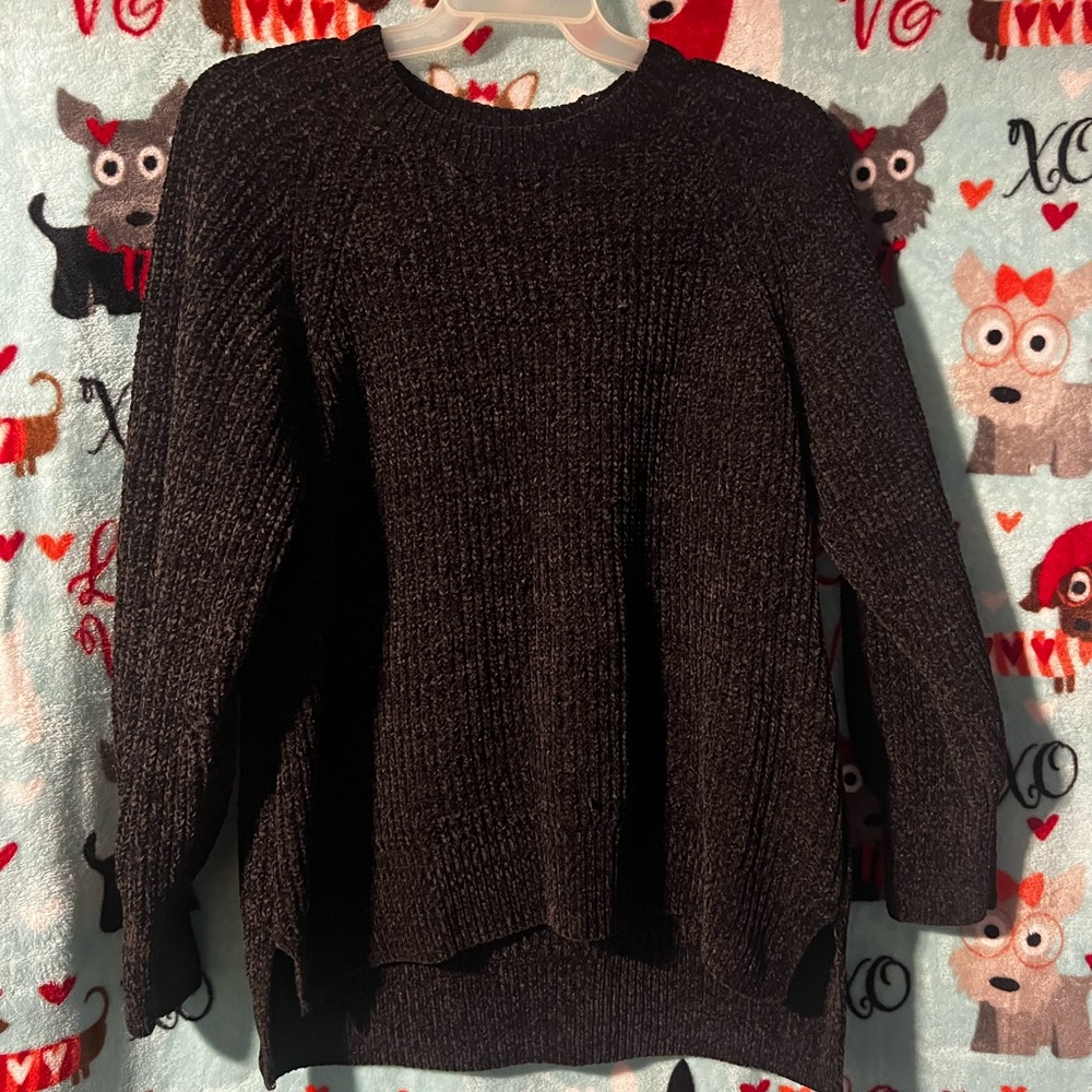 Time and Tru Size Large Black Sweater